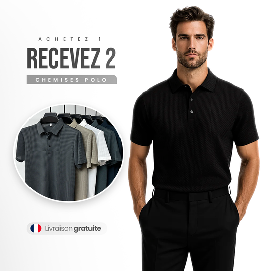 ACHÈTE 1, REÇOIS 2 – Polos en Coton Premium Elegant [Nouvelle Collection]